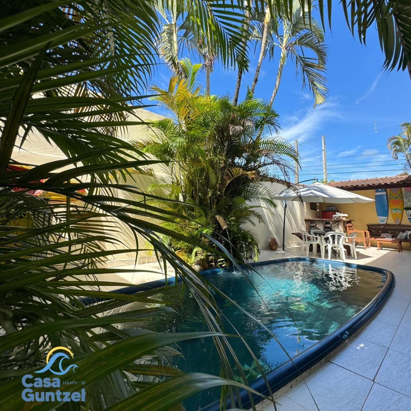 Pousada Casa Guntzel Juquehy - Piscina E Ar Condicionado Juqueí Exterior foto